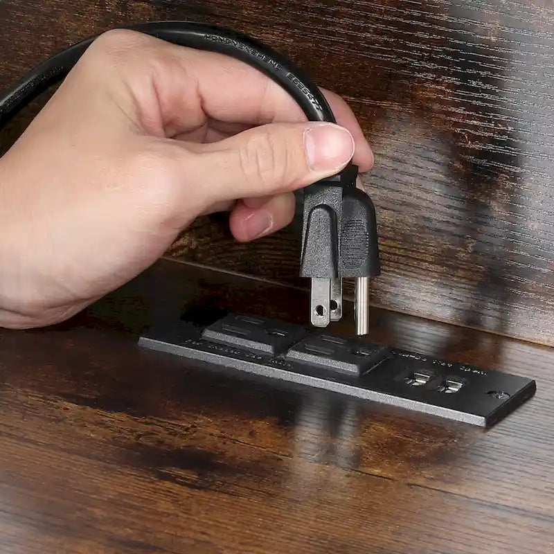 Moasis Record Player Turntable Stand Wheeled with LED Light, Charging Station