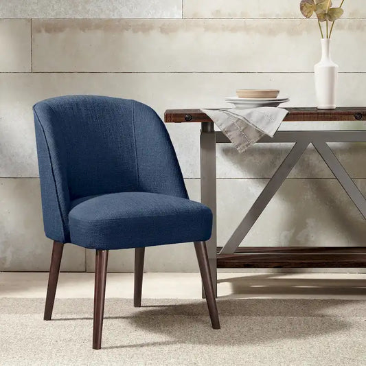 Madison Park Larkin Rounded Back Dining Chair - 22.25w x 24.5d x 34.6h