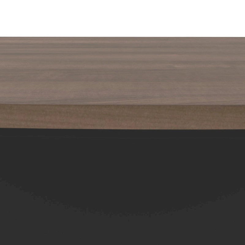 Bestar Connexion 72W L-Shaped Desk with Hutch and Pedestal