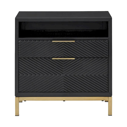 Elea Carved Chevron Bedroom Set by iNSPIRE Q Bold