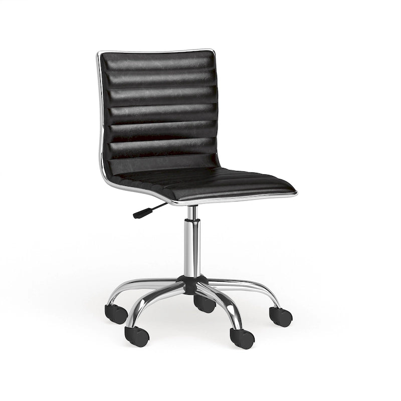 Carson Carrington Lund Modern Chrome Office Chair