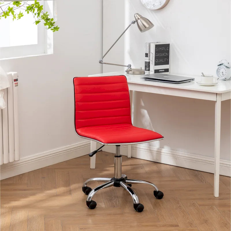 Carson Carrington Lund Modern Chrome Office Chair