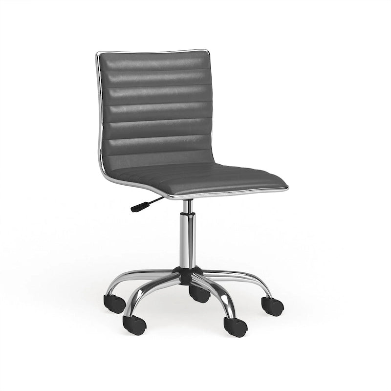 Carson Carrington Lund Modern Chrome Office Chair