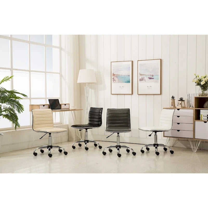 Carson Carrington Lund Modern Chrome Office Chair