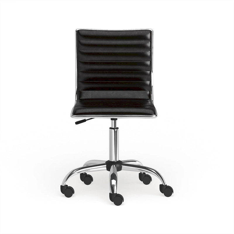 Carson Carrington Lund Modern Chrome Office Chair