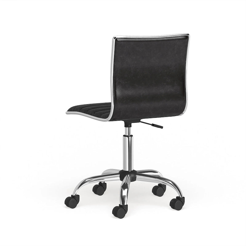 Carson Carrington Lund Modern Chrome Office Chair