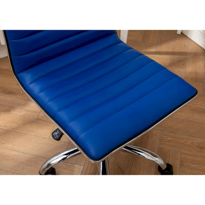 Carson Carrington Lund Modern Chrome Office Chair