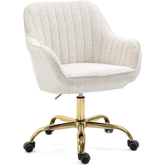 Howtai Swivel Home Office Chair with Rollers