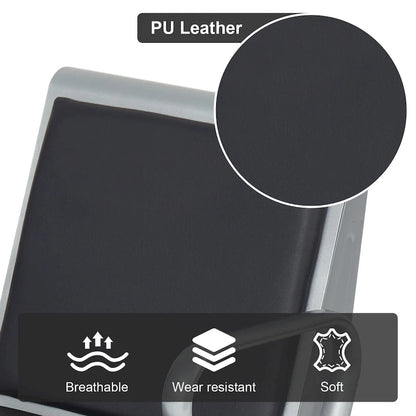 PU Leather Office Waiting Room Chairs - Reception Guest Bench