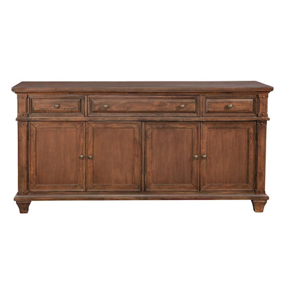 Harbor Point Rustic Cherry 72-inch TV Console - 72-Inch Wide