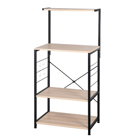 4 Tier Wooden Kitchen Shelf Baker's Rack