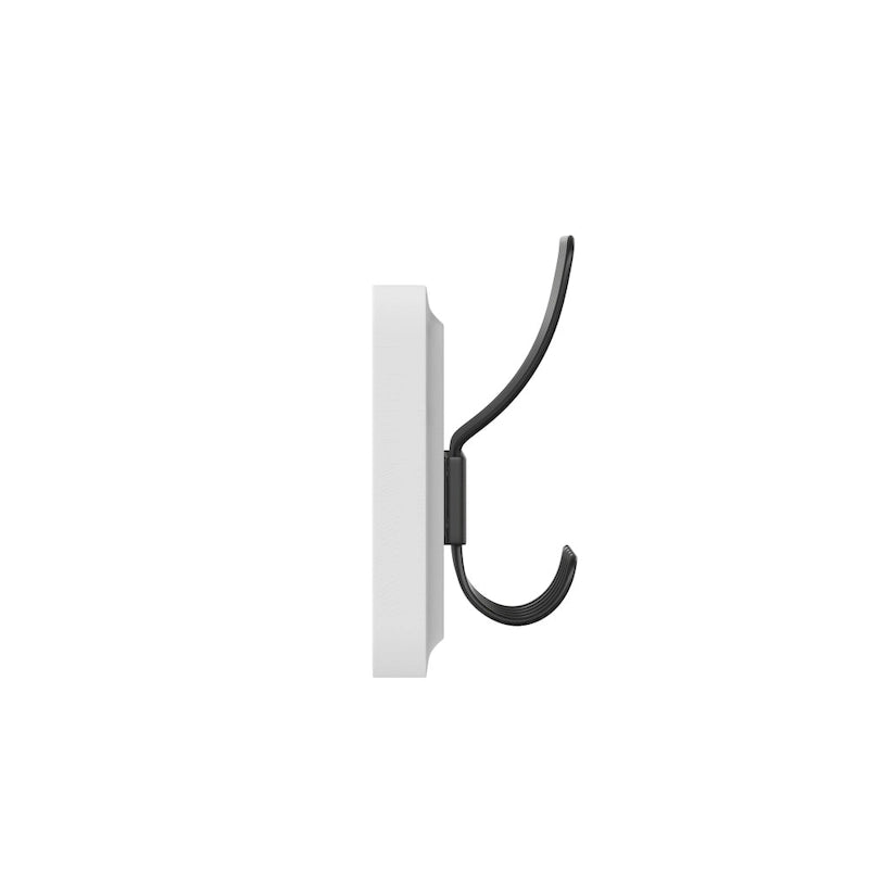 Wall Mounted Storage Rack with Upper Shelf and Storage Hooks