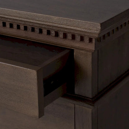 SAFAVIEH Couture Farzaneh 3-Drawer Wood Nightstand