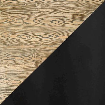 43 Natural Brown Black Metal Round Dakota Industrial Adjustable Bar / Dinette Table