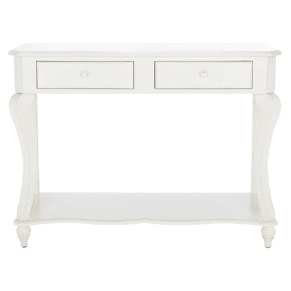 SAFAVIEH Otelia Dark Brown Wood Console Table. - 43Wx15Dx32H