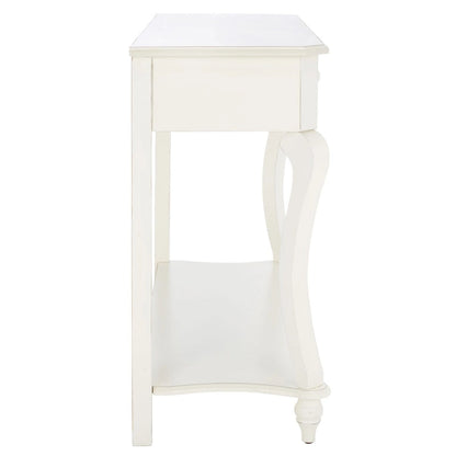 SAFAVIEH Otelia Dark Brown Wood Console Table. - 43Wx15Dx32H