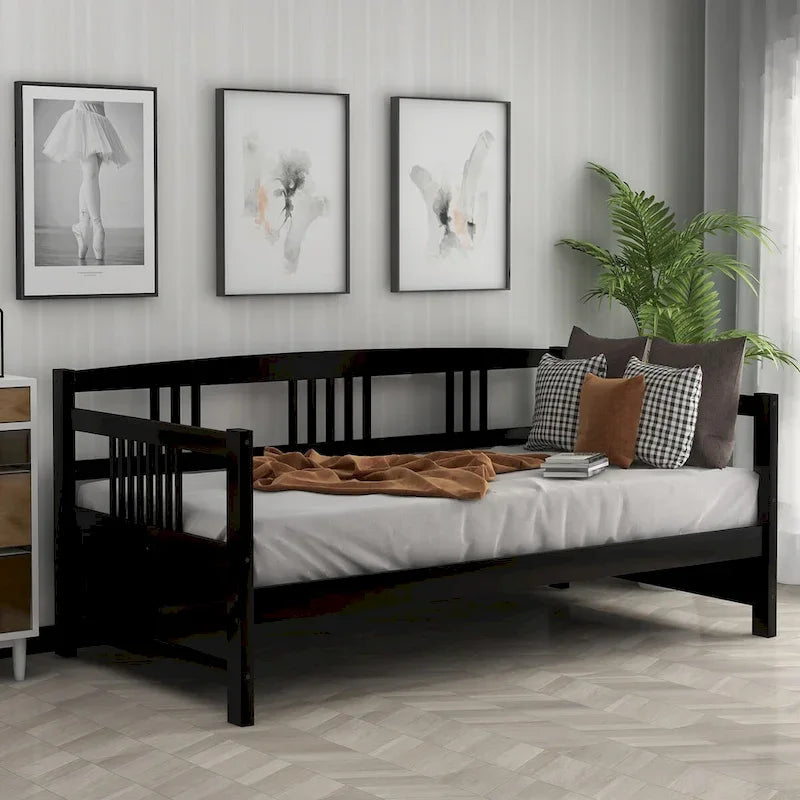 Modern Solid Wood Daybed, Multifunctiona