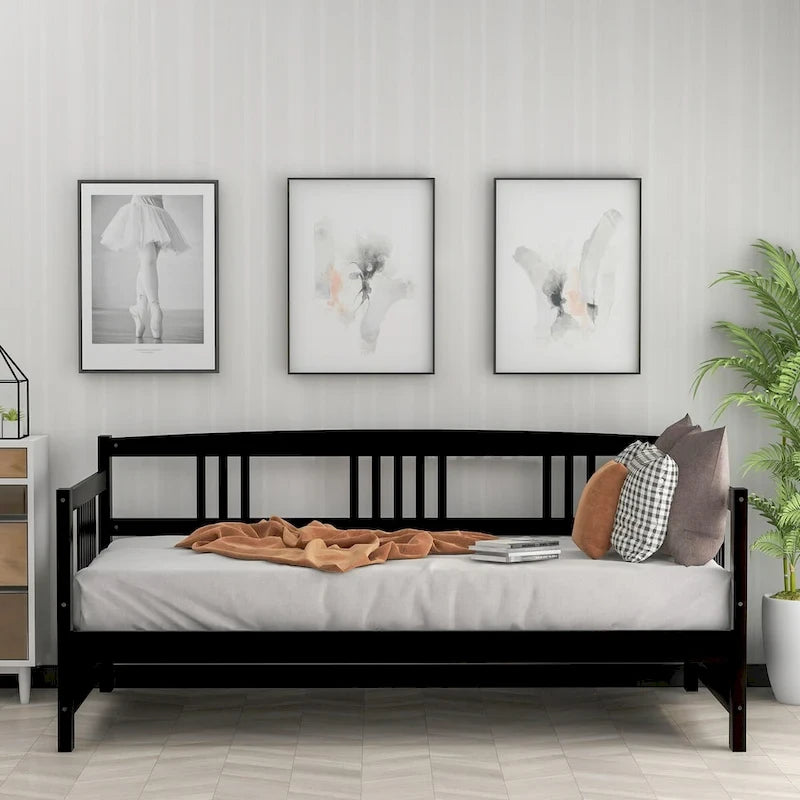 Modern Solid Wood Daybed, Multifunctiona