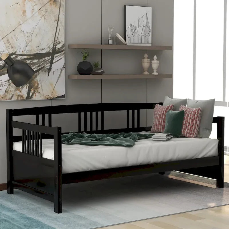 Modern Solid Wood Daybed, Multifunctiona