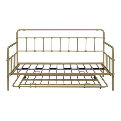 Metal Frame Daybed with trundle