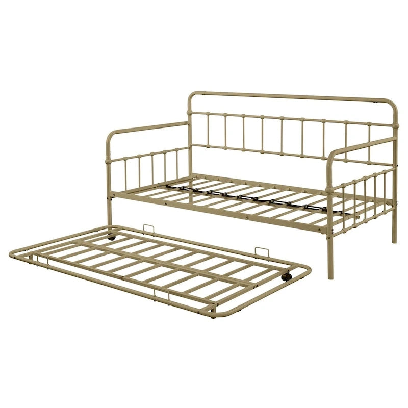 Metal Frame Daybed with trundle