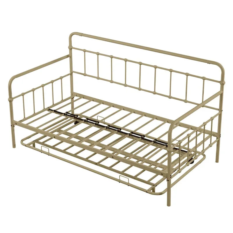 Metal Frame Daybed with trundle