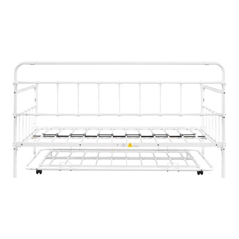 Metal Frame Daybed with trundle