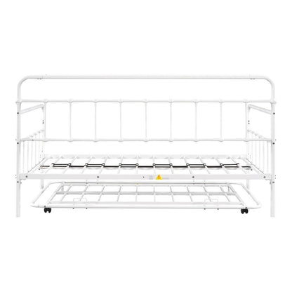 Metal Frame Daybed with trundle