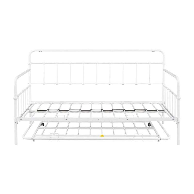 Metal Frame Daybed with trundle
