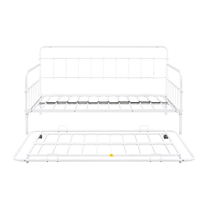 Metal Frame Daybed with trundle