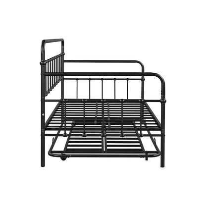 Metal Frame Daybed with trundle