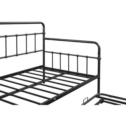 Metal Frame Daybed with trundle
