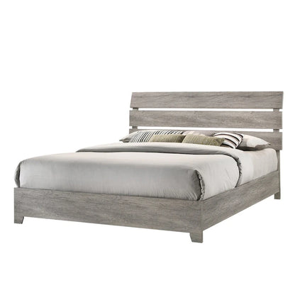 Perrine Gray Platform Bed