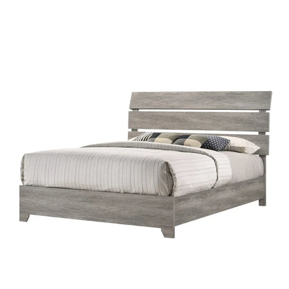 Perrine Gray Platform Bed
