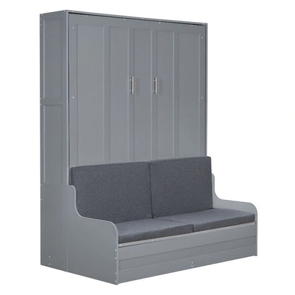 Queen Size Murphy Bed Wall Bed with Cushion