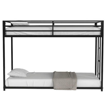 Twin over Twin Metal Bunk For Bedroom