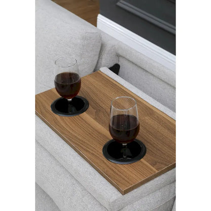 Alger 98 Wide Left Hand Facing Sofa & Chaise with Ottoman