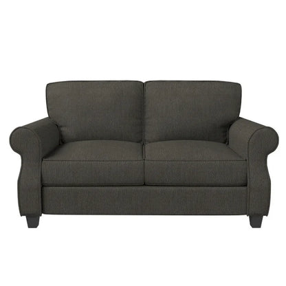 Modern Solid Wood Extra Deep Seat Sofa 2 Seater