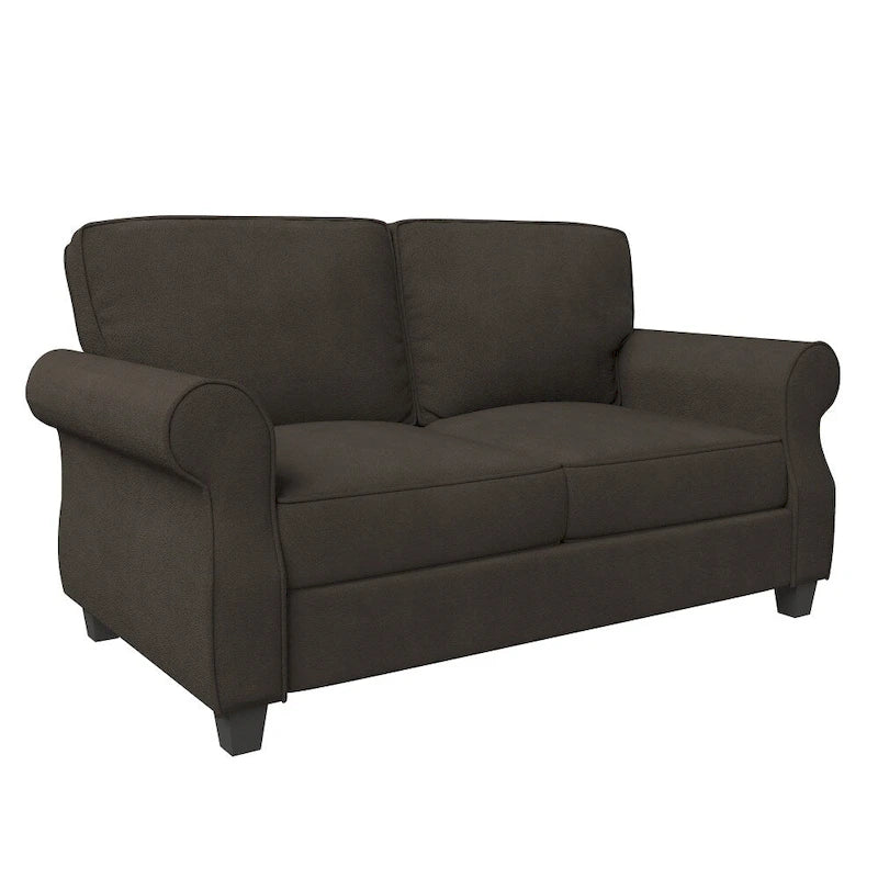 Modern Solid Wood Extra Deep Seat Sofa 2 Seater