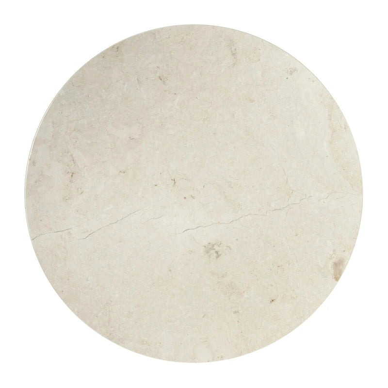 Danielle 44 Round Pedestal Marble Dining Table