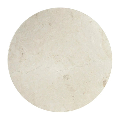 Danielle 44 Round Pedestal Marble Dining Table