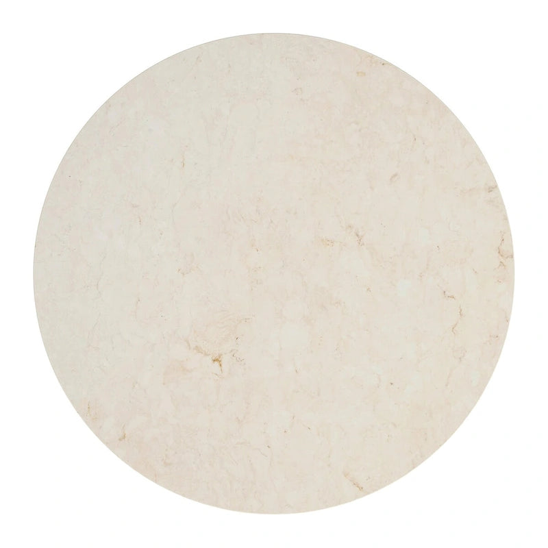 Danielle 44 Round Pedestal Marble Dining Table