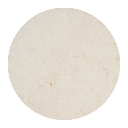 Danielle 44 Round Pedestal Marble Dining Table