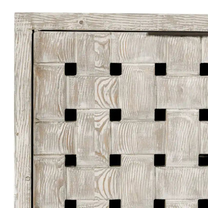 Classic Home Bast 4-Door Reclaimed Pine Wood Buffet Sideboard