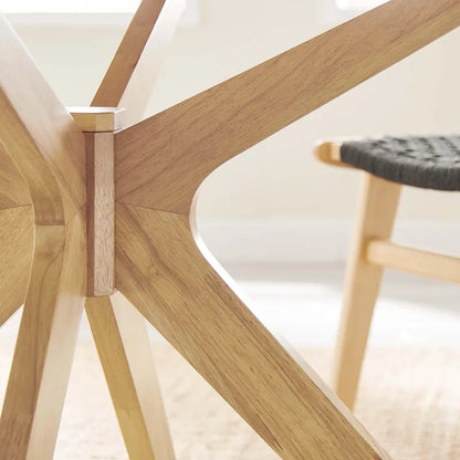 Crossroads 47 Round Wood Dining Table