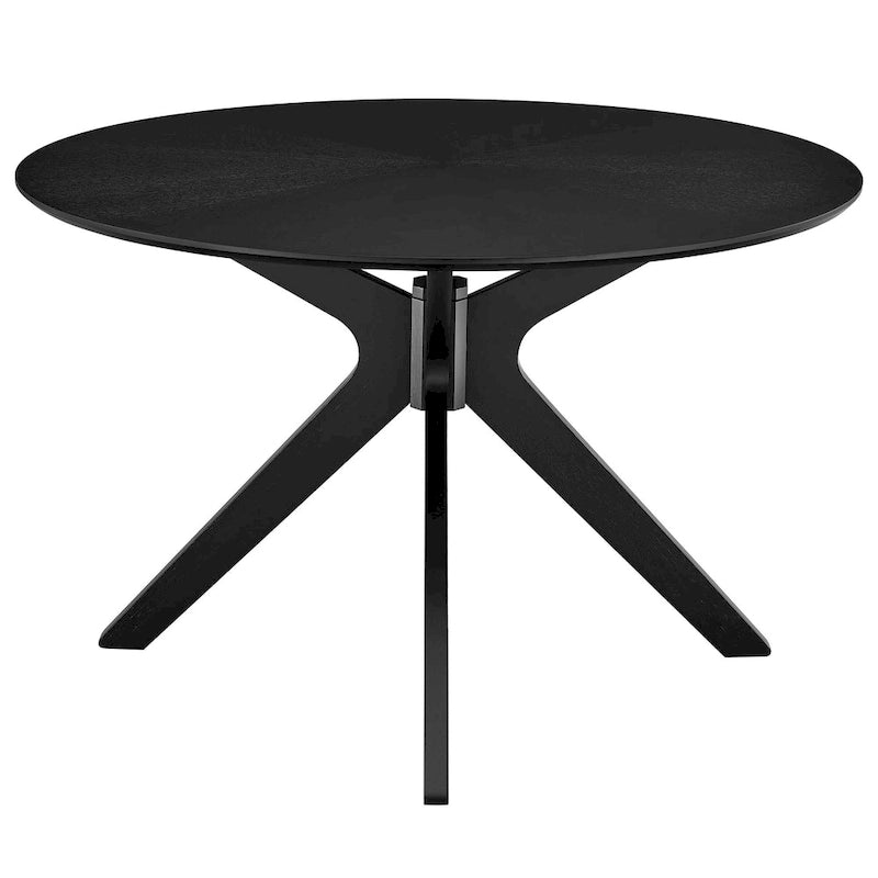 Crossroads 47 Round Wood Dining Table