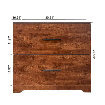 2-Drawer Storage Filing Cabinet