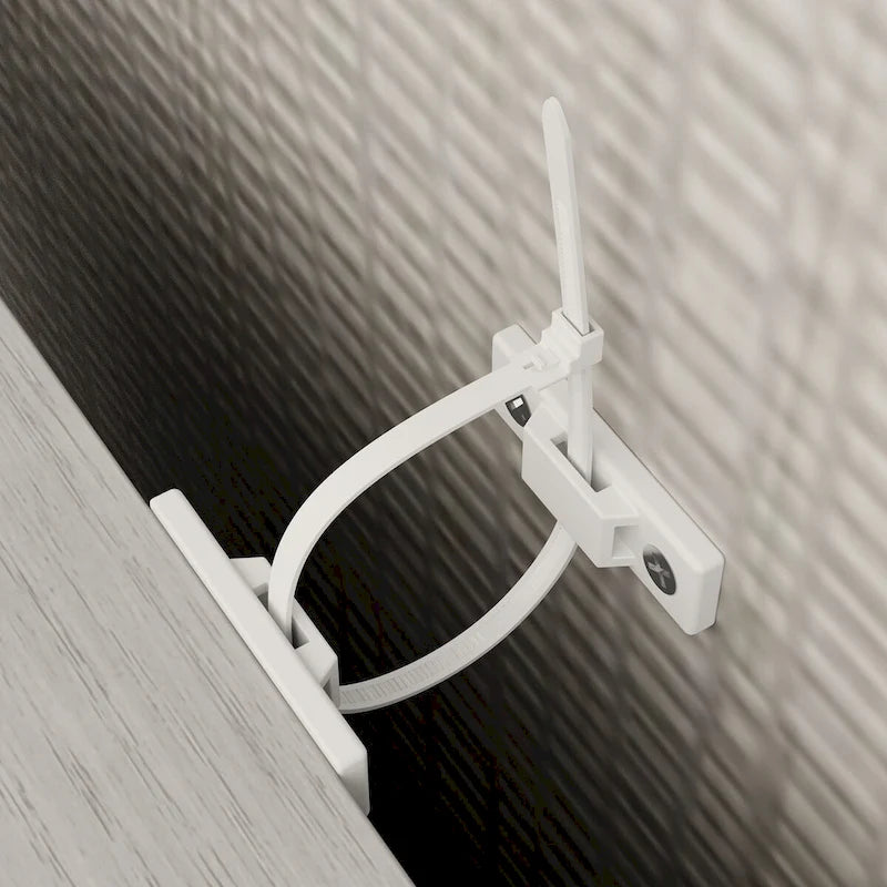 Home Media Center Sleek Design with Ample Shelving and Glass Accents