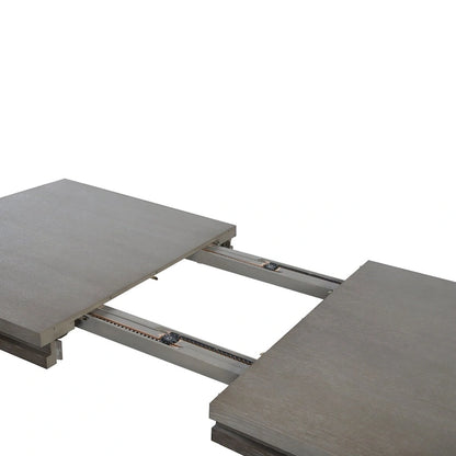 Furniture of America Cruz Transitional Grey 7-Piece Expandable Dining Table Set