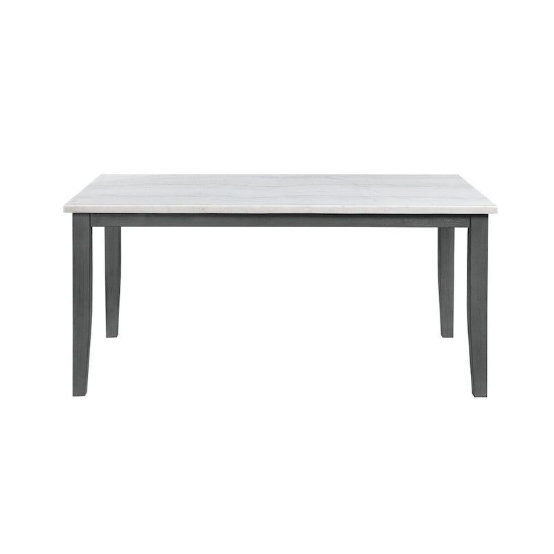 Modern White 7pc Dining Set